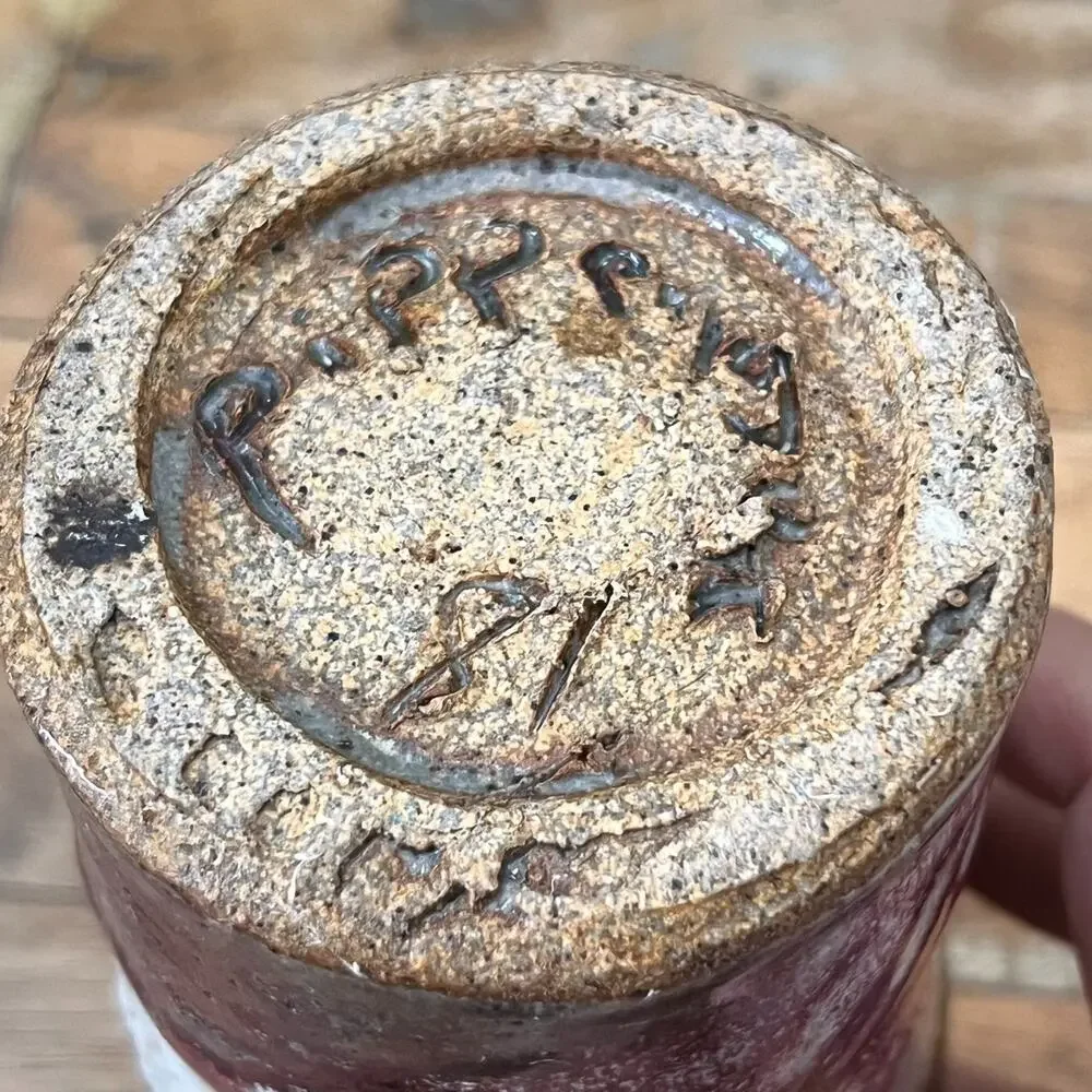 Studio Art Pottery Vase 7.5